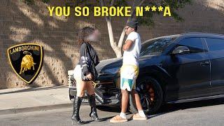 Gold Digger SPIT ON ME AFTER GETTING EXPOSED! | LAMBORGHINI GOLD DIGGER PRANK