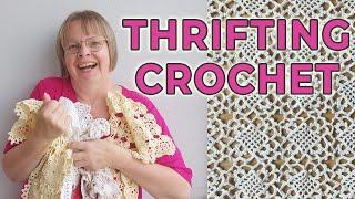 I Bought Salvaged Crochet Items: Textile Recycling Center Haul