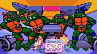 Teenage Mutant Ninja Turtles IV: Turtles In Time by GeneralAndrews and Dospostmann in 21:55 SGDQ2019