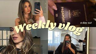 WEEKLY VLOG |  Dobila sam rumunski pasoš i imam novu frizuru