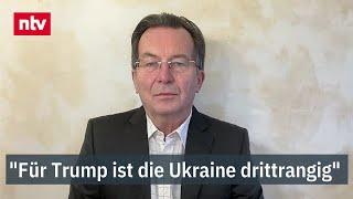 "Für Trump ist die Ukraine drittrangig" - Oberst a.D. zu Friedensszenario | ntv