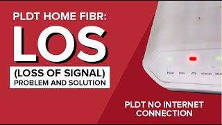 PLDT HOME FIBR | LOS | BLINKING RED LIGHT ON YOUR PLDT ROUTER | NO INTERNET CONNECTION | 100% FIX