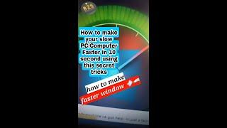 How to Make 10x Faster Windows use this Secret Method | #howtomakeslowcomputerfast #basic2smart