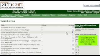 Tutorial: How to configure your home page in ZenCart | LayerOnline Web Hosting