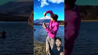 Chocolate Ice Cream On Mountain  #magic #illusion #shorts #funny