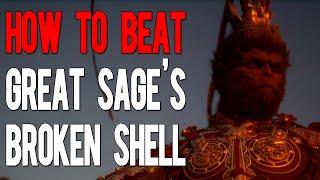 How to Beat the Great Sage's Broken Shell in Black Myth Wukong (Smash Stance + Immobilize)