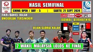 Hasil Semifinal China Open 2024 Hari Ini ~ FIKRI/DANIEL & DEGLO Kalah ~ Unggulan Berguguran