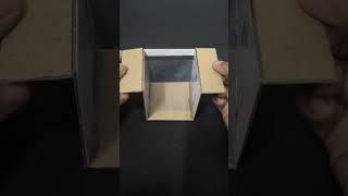 DIY Simple 3D hologram with cardboard #shorts #youtubeshorts #how #howto #diy #battery