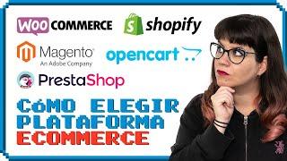  Comparativa de plataformas eCommerce: WooCommerce, Shopify, Prestashop, Magento, Opencart