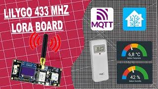 LilyGO 433MHz Lora Board - Sensordaten per openMQTTGateway an HA übertragen  #homeassistant #mqtt