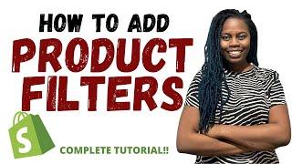 How To Add Product Filter and Search Filters on Shopify