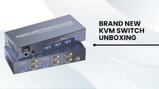  New KVM Switch Unboxing & Setup – Simplifying My Workspace! 