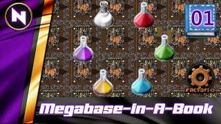 MEGABASE IN A BOOK | #1 Factorio Lets Play/Walkthrough