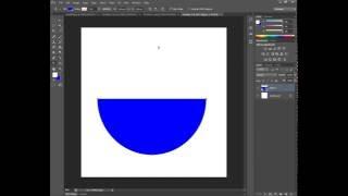 How To Creat Half Circle In Photoshop