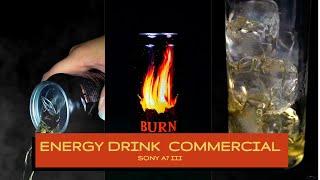 Energy Drink Burn Commercial | B ROLL | Sony A7III