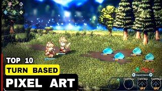 Top 10 TURN BASED PIXEL ART Games RPG for android iOS | Pixel art Turn based games mobile