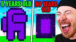 Reacting to Minecraft at Different Ages