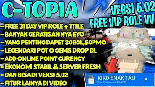 FREE VIP ROLE+TITLE FARMABLE DROP DL GROWTOPIA PRIVATE SERVER TERBARU 2024 GTPS TERBARU C TOPIA