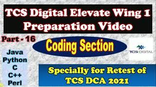 tcs digital coding questions | tcs digital capability assessment 2021 coding questions |