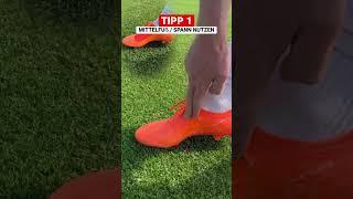 SO VERBESSERT IHR EUREN VOLLSPANNSCHUSS!️ #fussball #tipps #tricks #tutorial #shorts