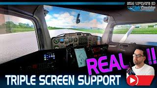 MICROSOFT FLIGHT SIMULATOR | Multiple Screen Support out now !