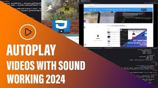 Autoplay videos with sound on your website hack 2024