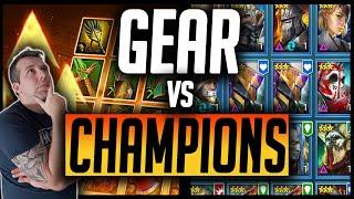 GEAR vs CHAMPIONS? What makes the DIFFERENCE? | Raid: Shadow Legends