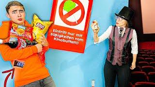 15 Möglichkeiten SNACKS ins KINO mitzunehmen!