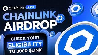 Crypto Airdrop| Chainlink Airdrop Claim Up To 30,000$