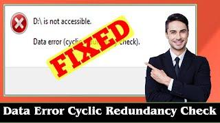 [SOLVED] Data Error Cyclic Redundancy Check Error Problem