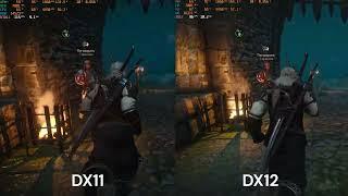 The Witcher 3 Next Gen ULTRA preset DX11 vs DX12 RTX 3070