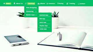 How to Make a Professional Drop-Down Menu with HTML & CSS | Beginner Friendly Website Tutorial 2025