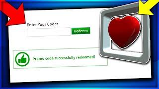 NEW ROBLOX PROMO CODE (2019) HOVERING HEART! WORKING PROMO CODE