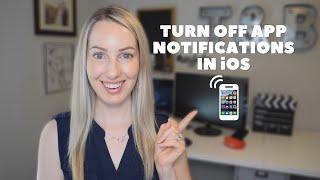 How to Turn off App Notifications in iOS