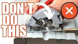 NEVER Cut Sheet Metal With a Circular Saw: Here's Why!