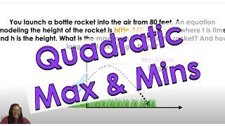 Quadratic Max & Min Word Problems