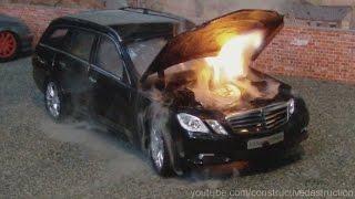 Model Mercedes Blows Engine || Ends In Flames