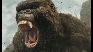 Don't mess with King Kong (epic fight scene vs T-Rex Giant Squid SkullCrawler and Terrans) 2020 HD