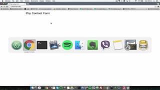 Php Contact Form Tutorial with Validation Part 1