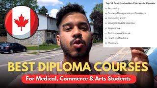 Best Diploma Courses in Canada for Medical, Commerce & Arts Students | DIRECT PR & HIGH SALARY !!