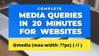 Complete CSS Media Queries under 20 Minutes in Hindi