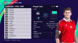 PES 2021 HUNGARY CLASSIC 1970-1989 PS4