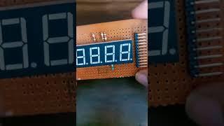 4bit 7segment display circuit/By Aryan #shorts #experiment