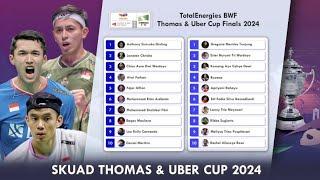 Skuad Thomas & Uber Cup 2024. Komposisi Unik Tim Uber Indonesia #thomasubercup2024