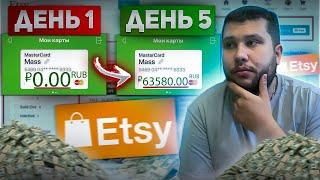 СКОЛЬКО Я ЗАРАБОТАЛ НА ETSY ? ЭКСПЕРИМЕНТ 2023