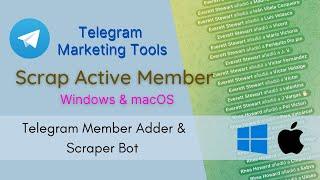How To Scrap & Add Real Active Telegram Member To Your Group And Channel for FREE | Windows & macOS