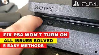 How to Fix PS4 Won't Turn On || All PS4 Issues Solved in Just 5 Steps