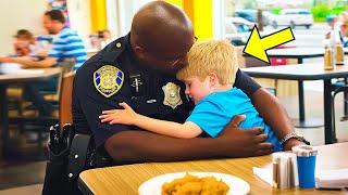 4-Year-Old Boy Whispers To Cop In Diner - He Turns Pale & Quickly Calls Backup!