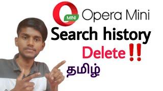 opera mini history delete / opera mini search history delete / browsing history delete / tamil