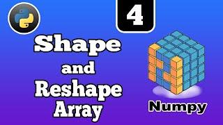 Shape and Reshape in Numpy || How to shape and reshape Array in Numpy